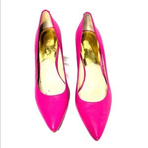 Michael Kors Bubble Gum Pink Pointy Toe Heels